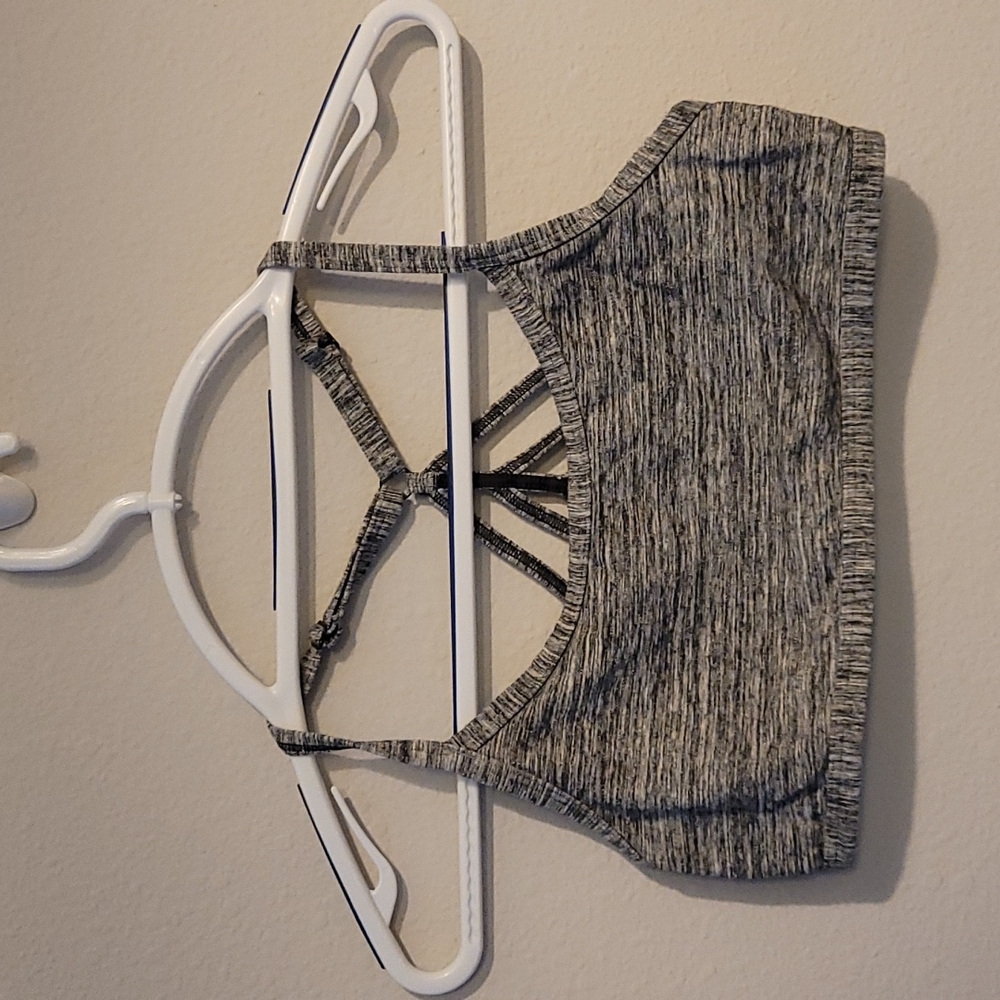 Grey PINK Sports Bra